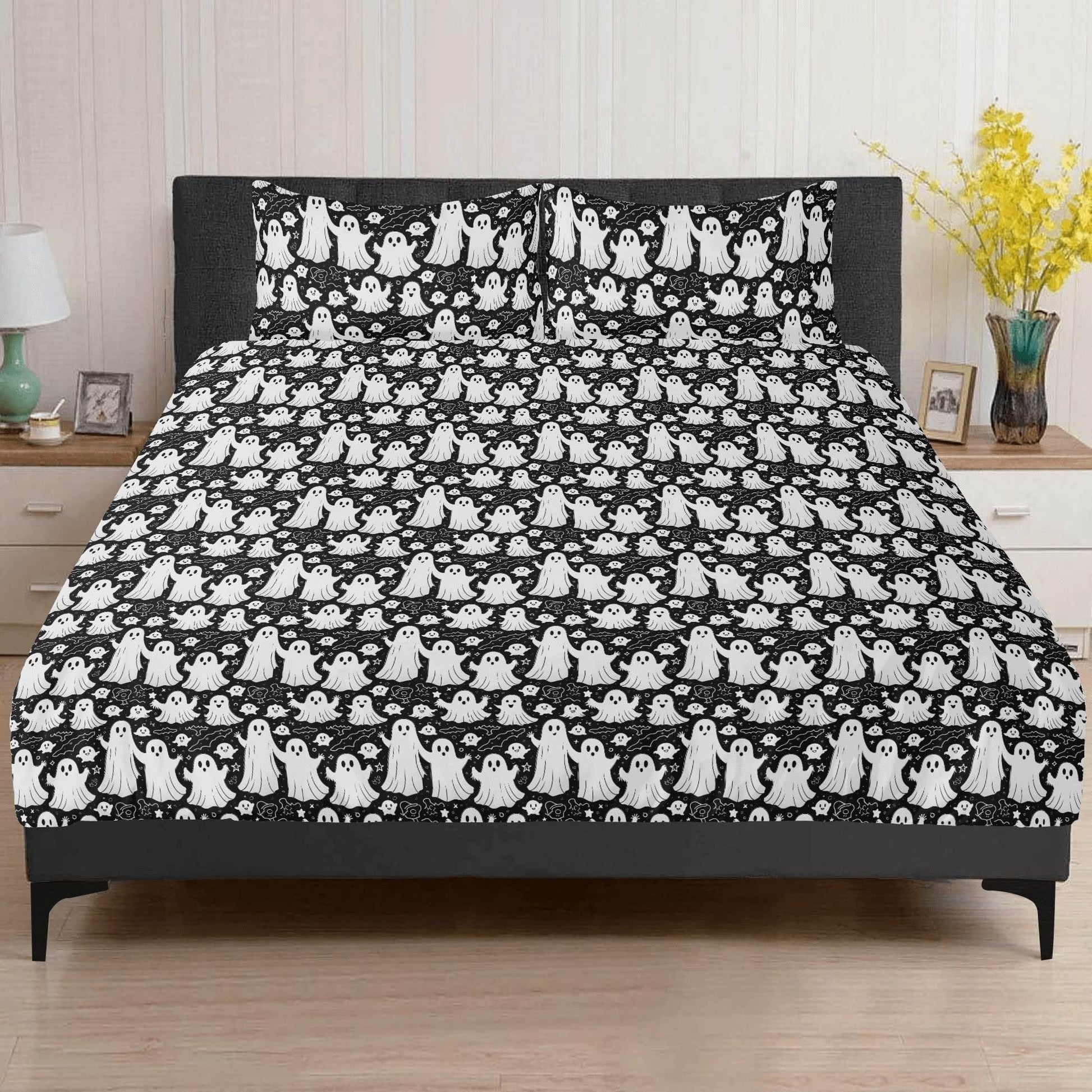 Vintage Ghost 3 Pcs Beddings - DeRose Seasonal