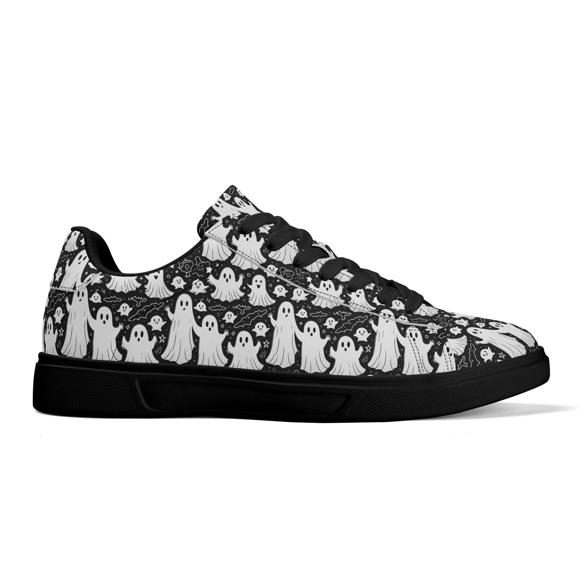 Vintage Ghost Adult Lightweight Brand Low Top Leather Shoes - DeRose Seasonal
