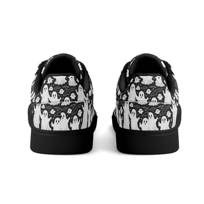 Vintage Ghost Adult Lightweight Brand Low Top Leather Shoes - DeRose Seasonal