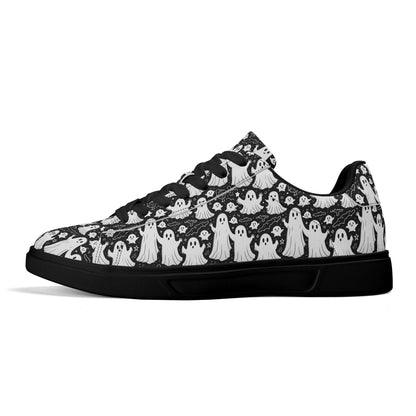 Vintage Ghost Adult Lightweight Brand Low Top Leather Shoes - DeRose Seasonal