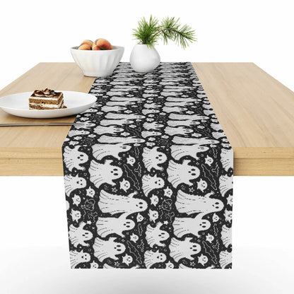 Vintage Ghost Polyester Table Runner - DeRose Seasonal