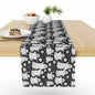 Vintage Ghost Polyester Table Runner - DeRose Seasonal