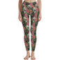 Pink Skulls Women's Polyester Yoga pants Leggings - DeRose Seasonal