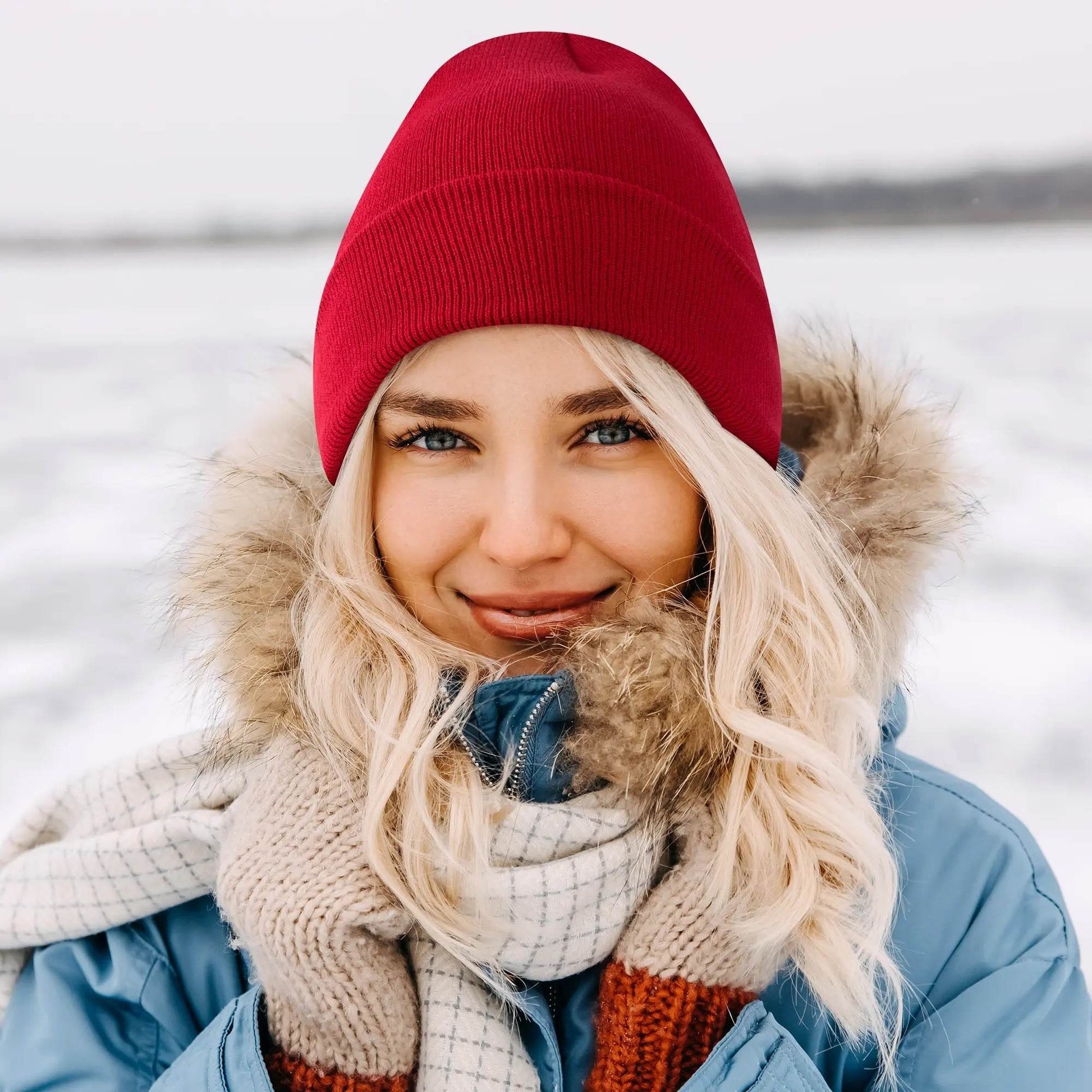 Warm Comfortable Knit Beanies - DeRose Seasonal