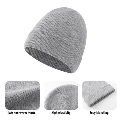 Warm Comfortable Knit Beanies - DeRose Seasonal