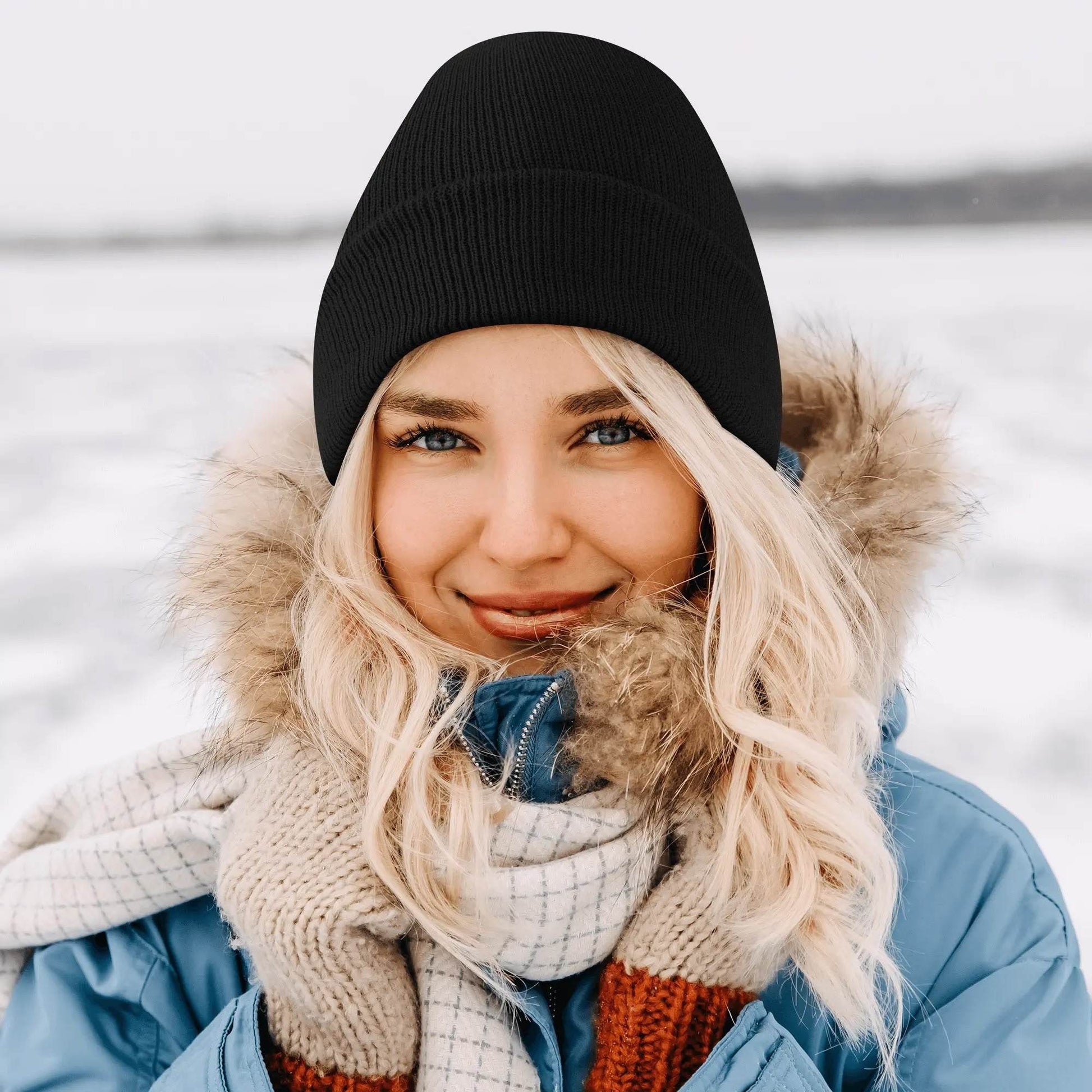 Warm Comfortable Knit Beanies - DeRose Seasonal