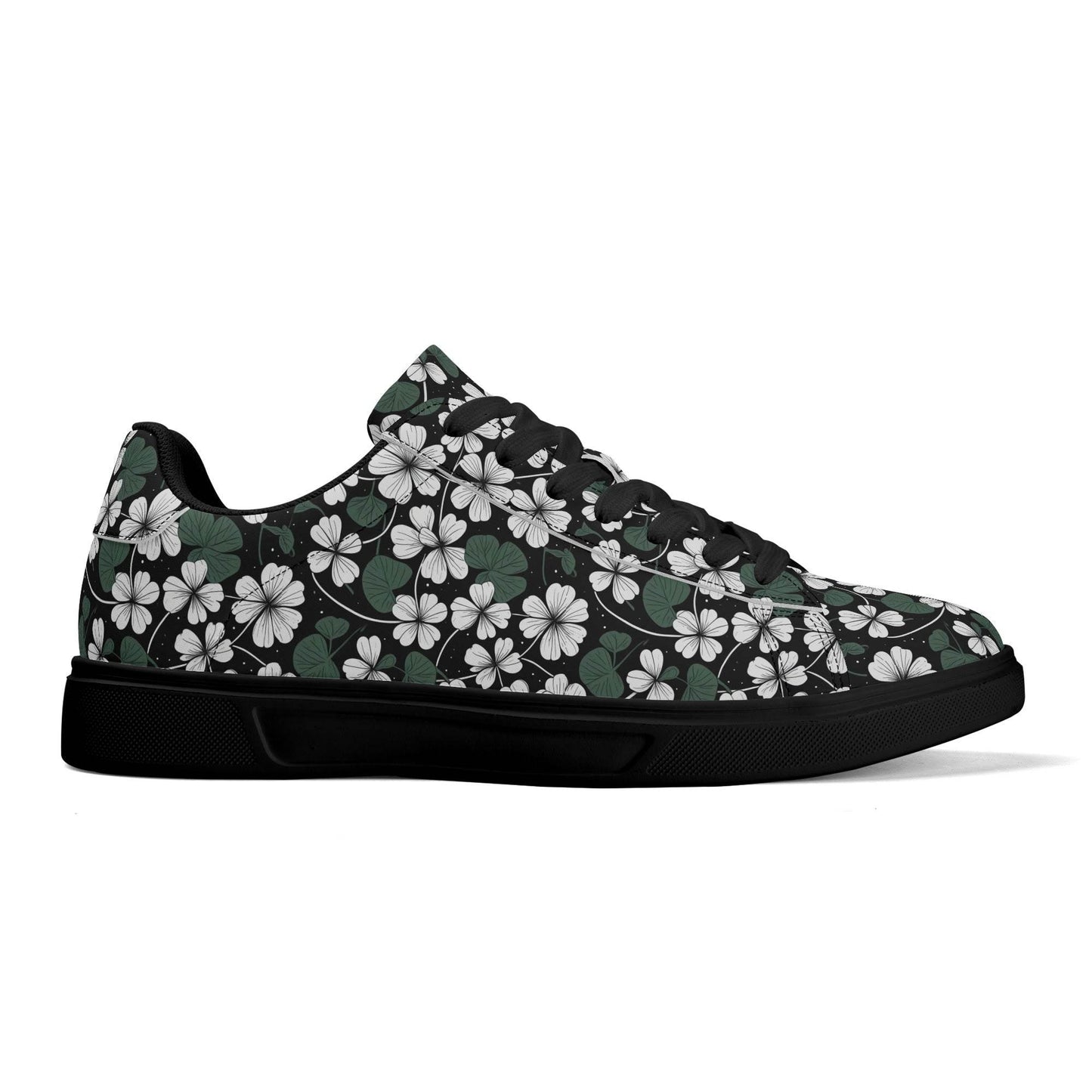 White Clover Adult Lightweight Brand Low Top Leather Shoes - DeRose Seasonal