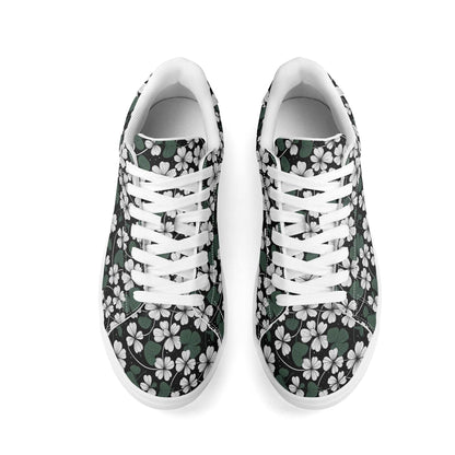 White Clover Adult Lightweight Brand Low Top Leather Shoes - DeRose Seasonal