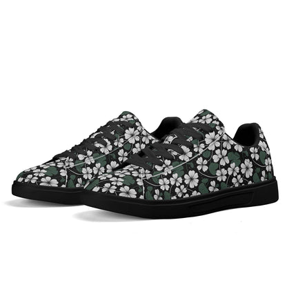 White Clover Adult Lightweight Brand Low Top Leather Shoes - DeRose Seasonal
