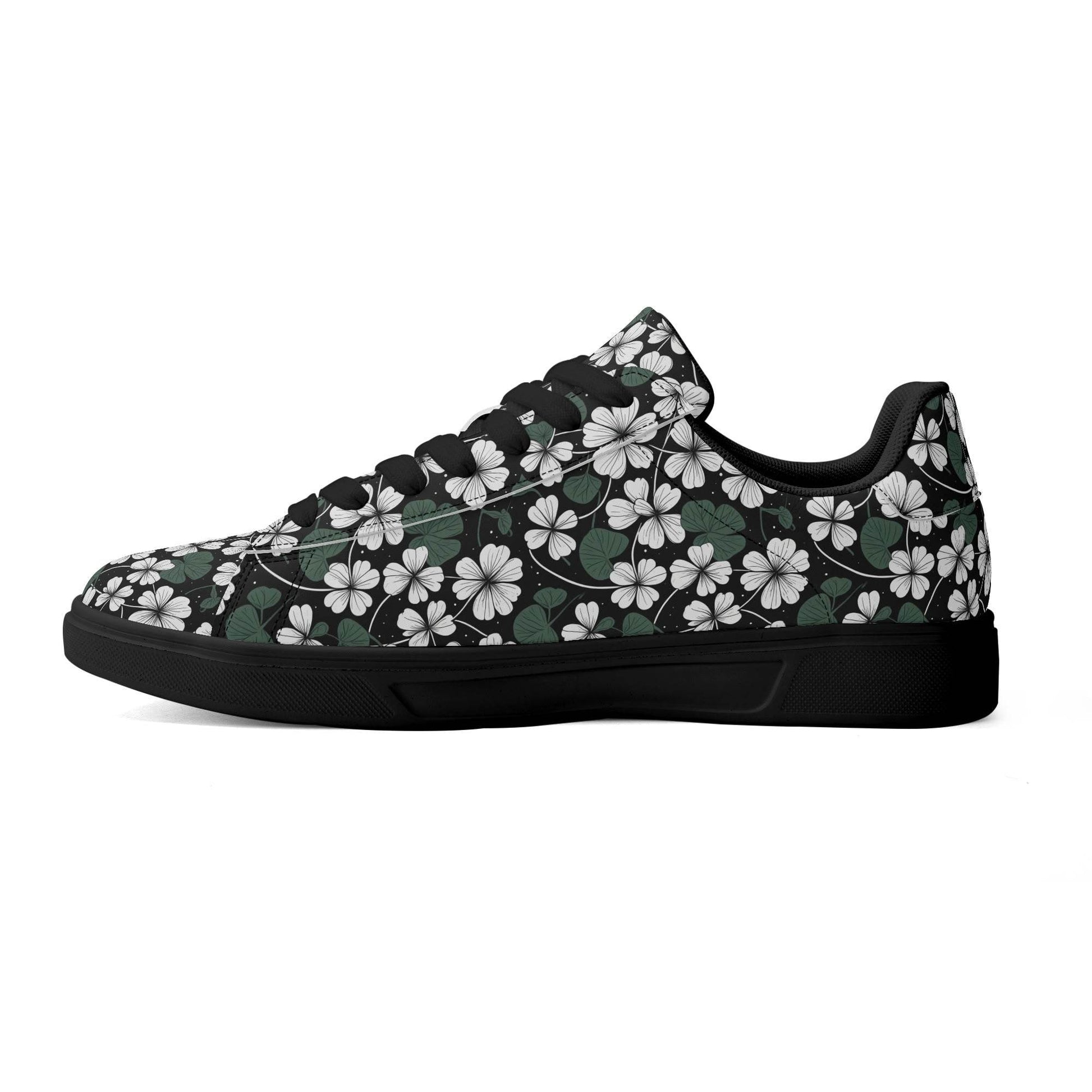 White Clover Adult Lightweight Brand Low Top Leather Shoes - DeRose Seasonal