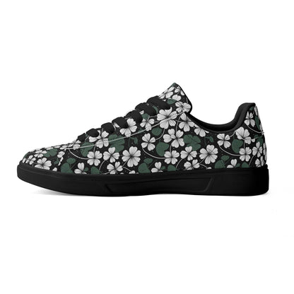 White Clover Adult Lightweight Brand Low Top Leather Shoes - DeRose Seasonal
