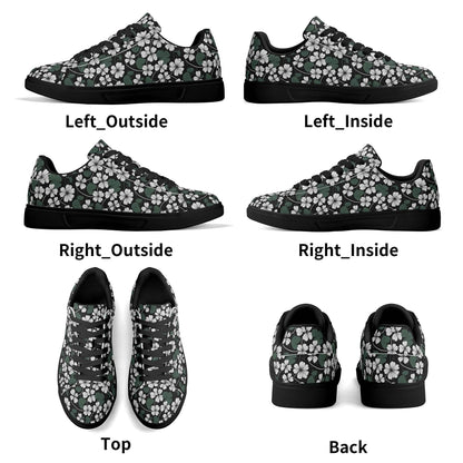 White Clover Adult Lightweight Brand Low Top Leather Shoes - DeRose Seasonal