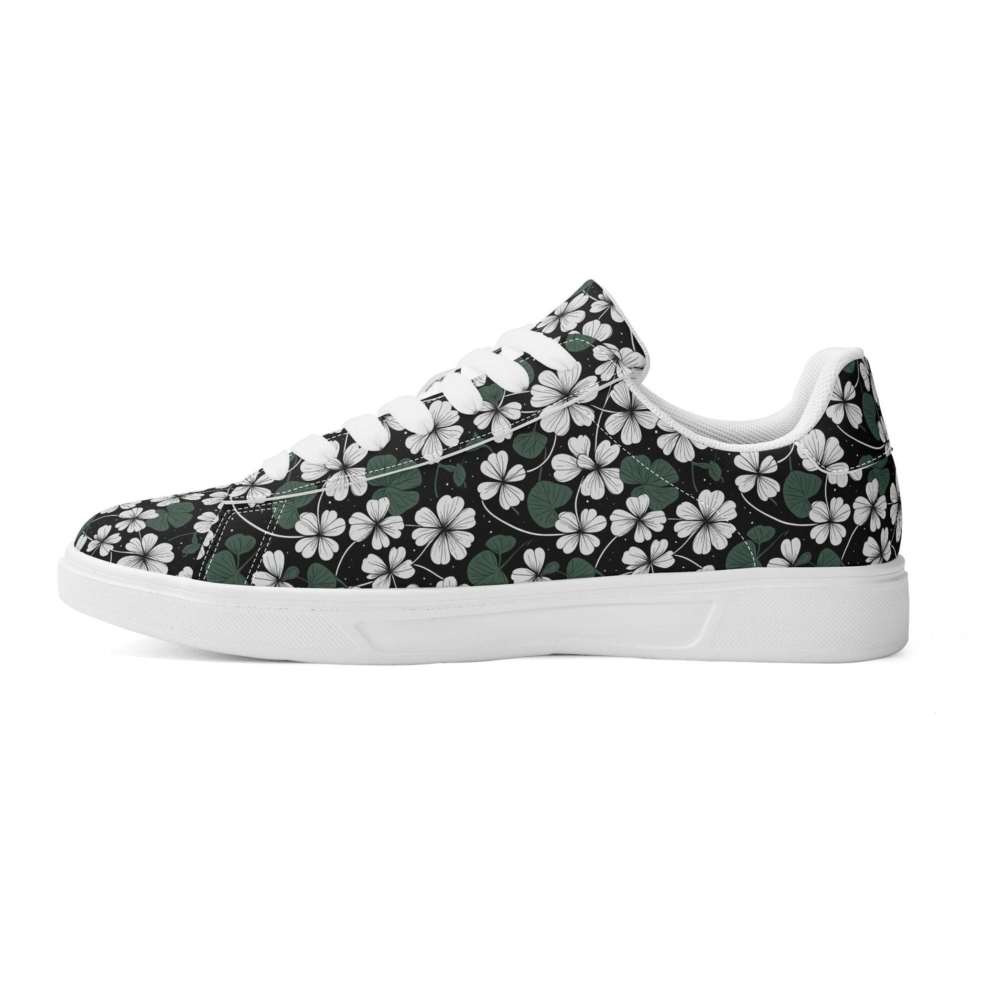 White Clover Adult Lightweight Brand Low Top Leather Shoes - DeRose Seasonal
