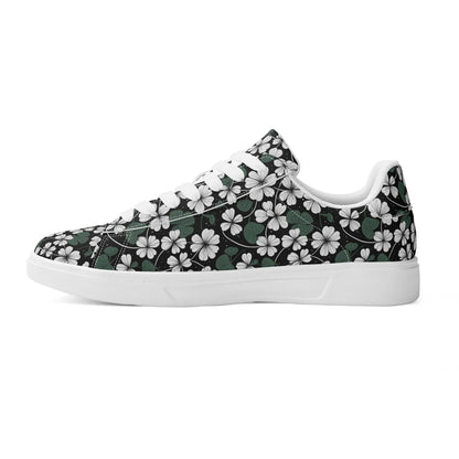 White Clover Adult Lightweight Brand Low Top Leather Shoes - DeRose Seasonal