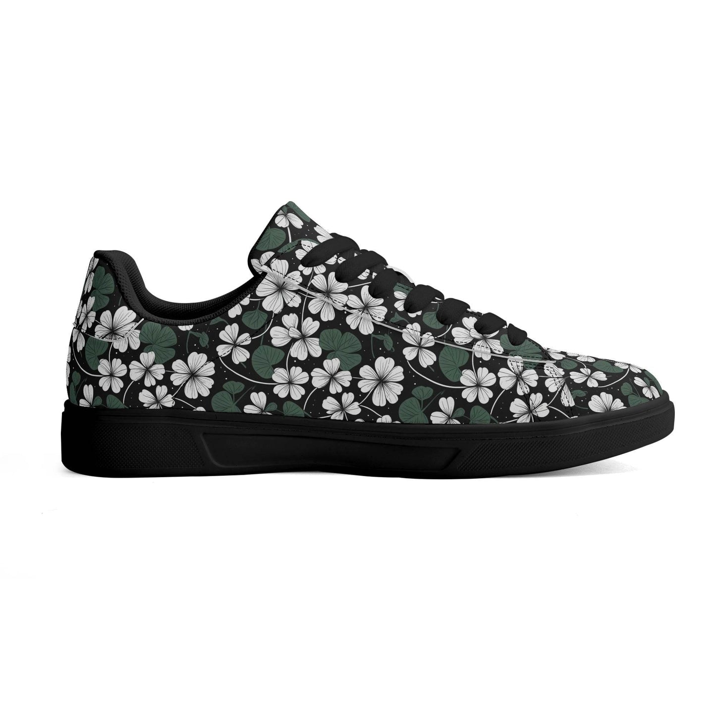 White Clover Adult Lightweight Brand Low Top Leather Shoes - DeRose Seasonal