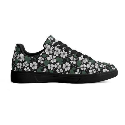 White Clover Adult Lightweight Brand Low Top Leather Shoes - DeRose Seasonal