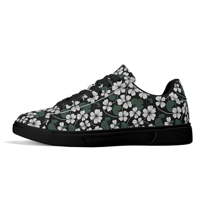 White Clover Adult Lightweight Brand Low Top Leather Shoes - DeRose Seasonal