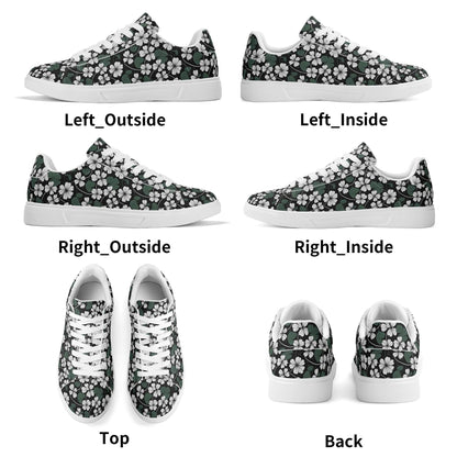 White Clover Adult Lightweight Brand Low Top Leather Shoes - DeRose Seasonal
