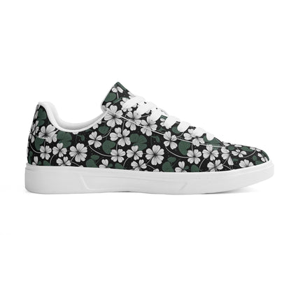 White Clover Adult Lightweight Brand Low Top Leather Shoes - DeRose Seasonal