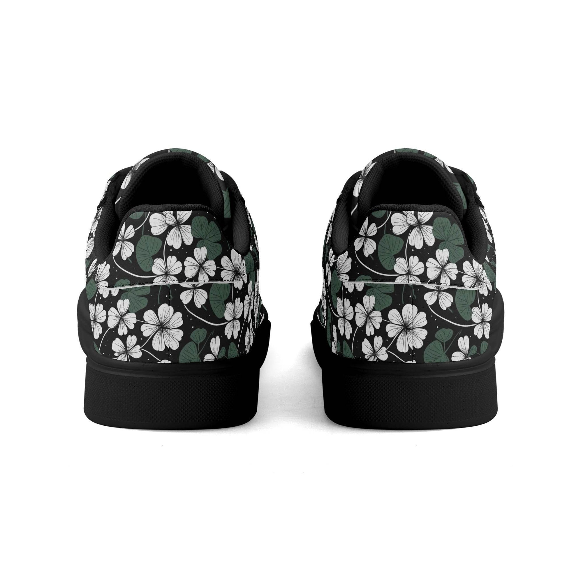 White Clover Adult Lightweight Brand Low Top Leather Shoes - DeRose Seasonal