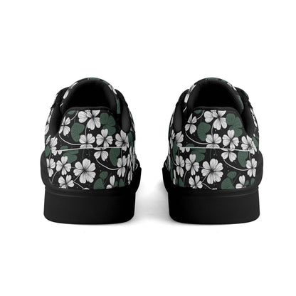 White Clover Adult Lightweight Brand Low Top Leather Shoes - DeRose Seasonal