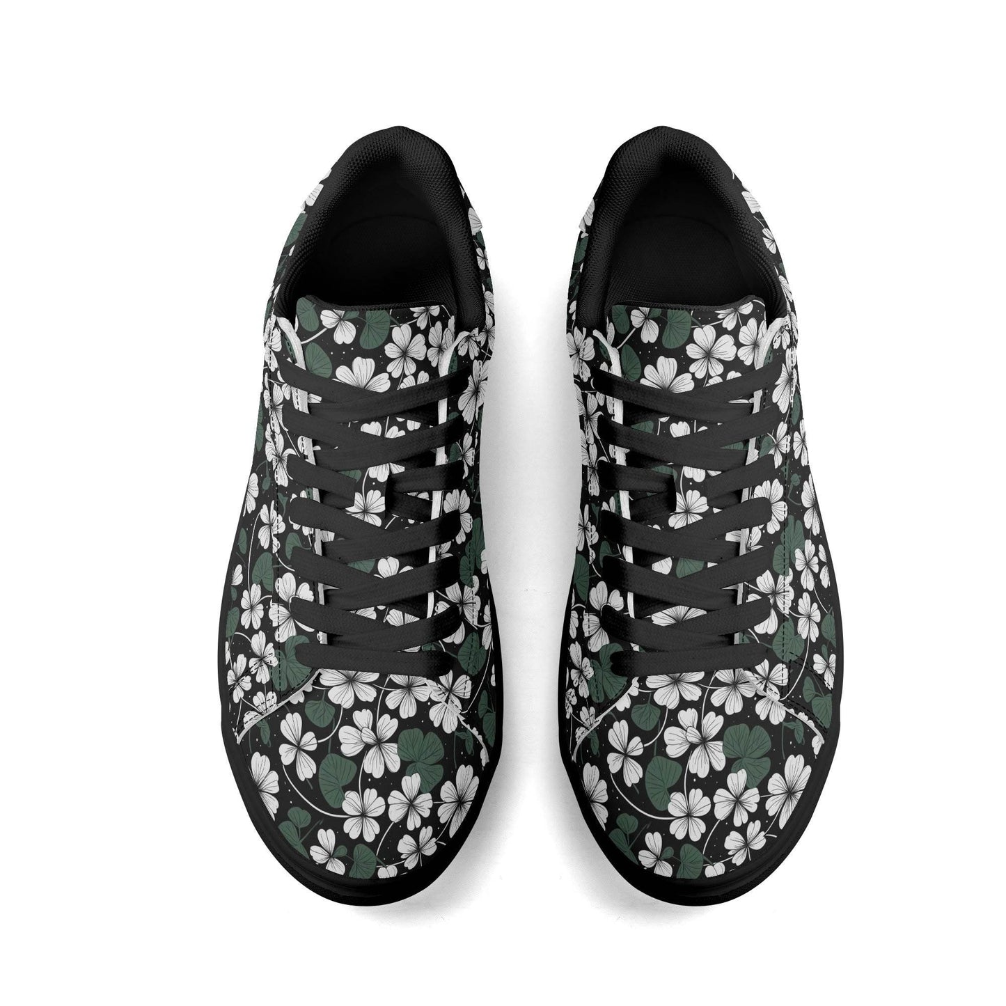 White Clover Adult Lightweight Brand Low Top Leather Shoes - DeRose Seasonal