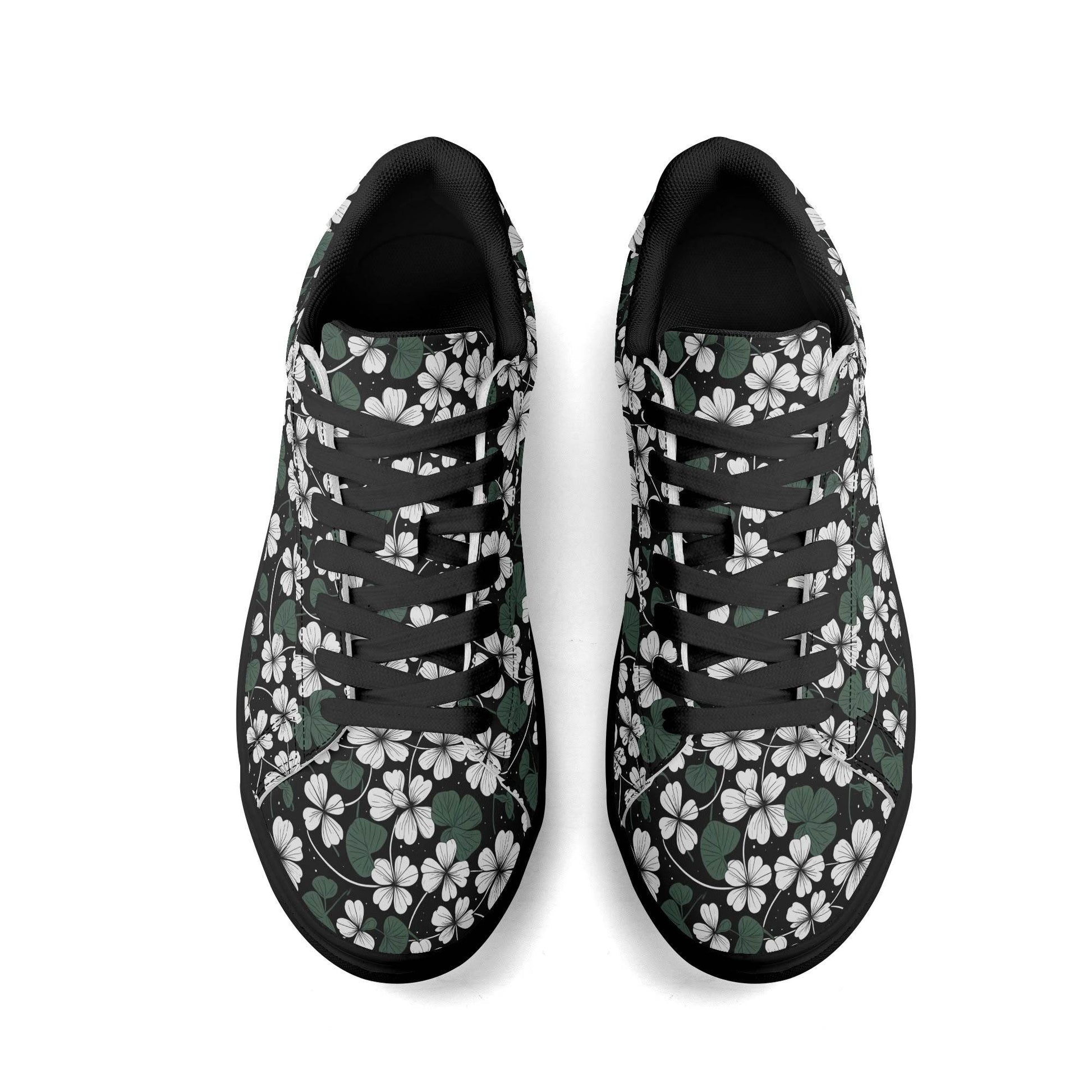 White Clover Adult Lightweight Brand Low Top Leather Shoes - DeRose Seasonal