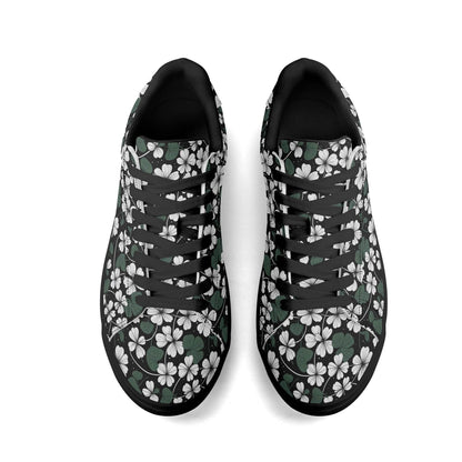 White Clover Adult Lightweight Brand Low Top Leather Shoes - DeRose Seasonal