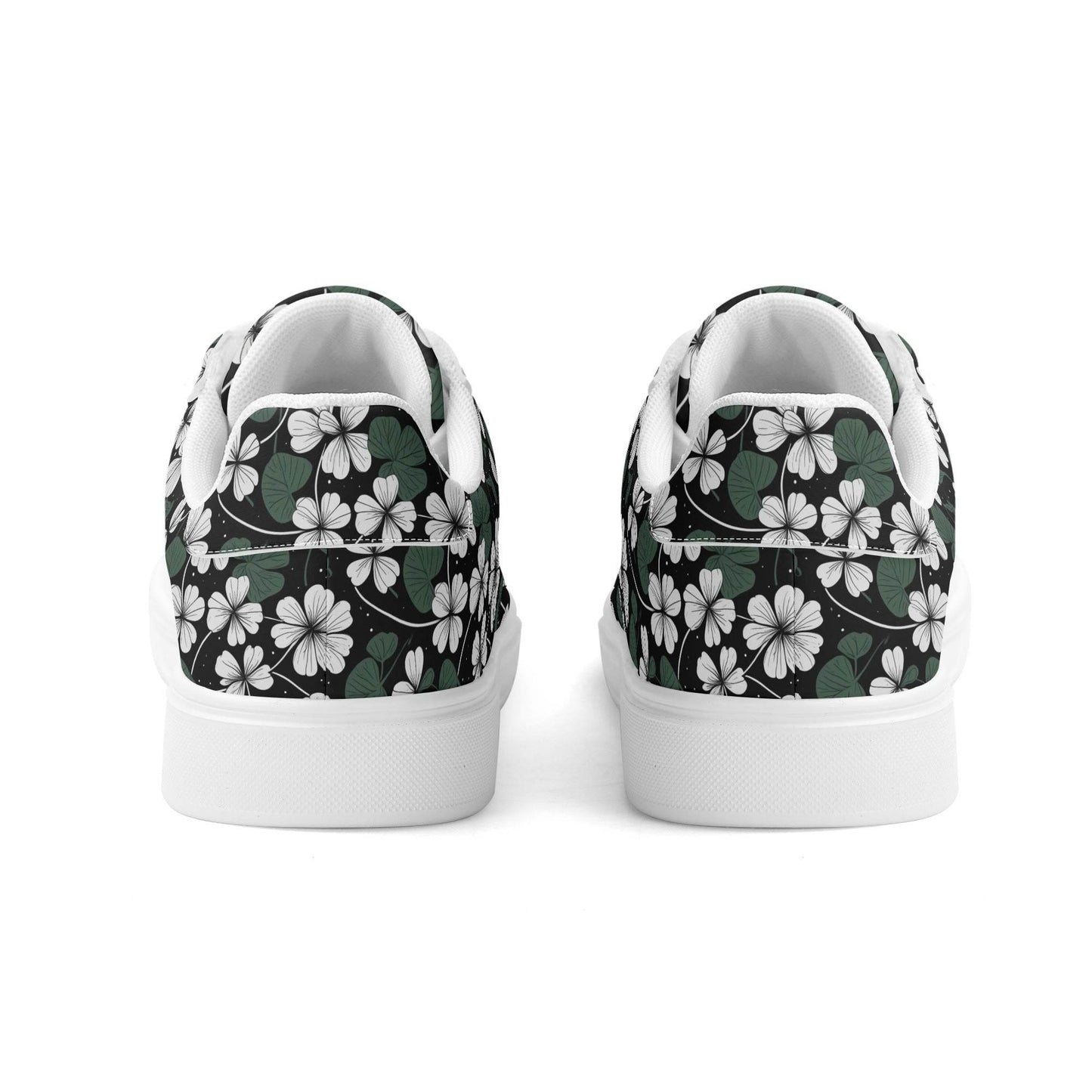 White Clover Adult Lightweight Brand Low Top Leather Shoes - DeRose Seasonal