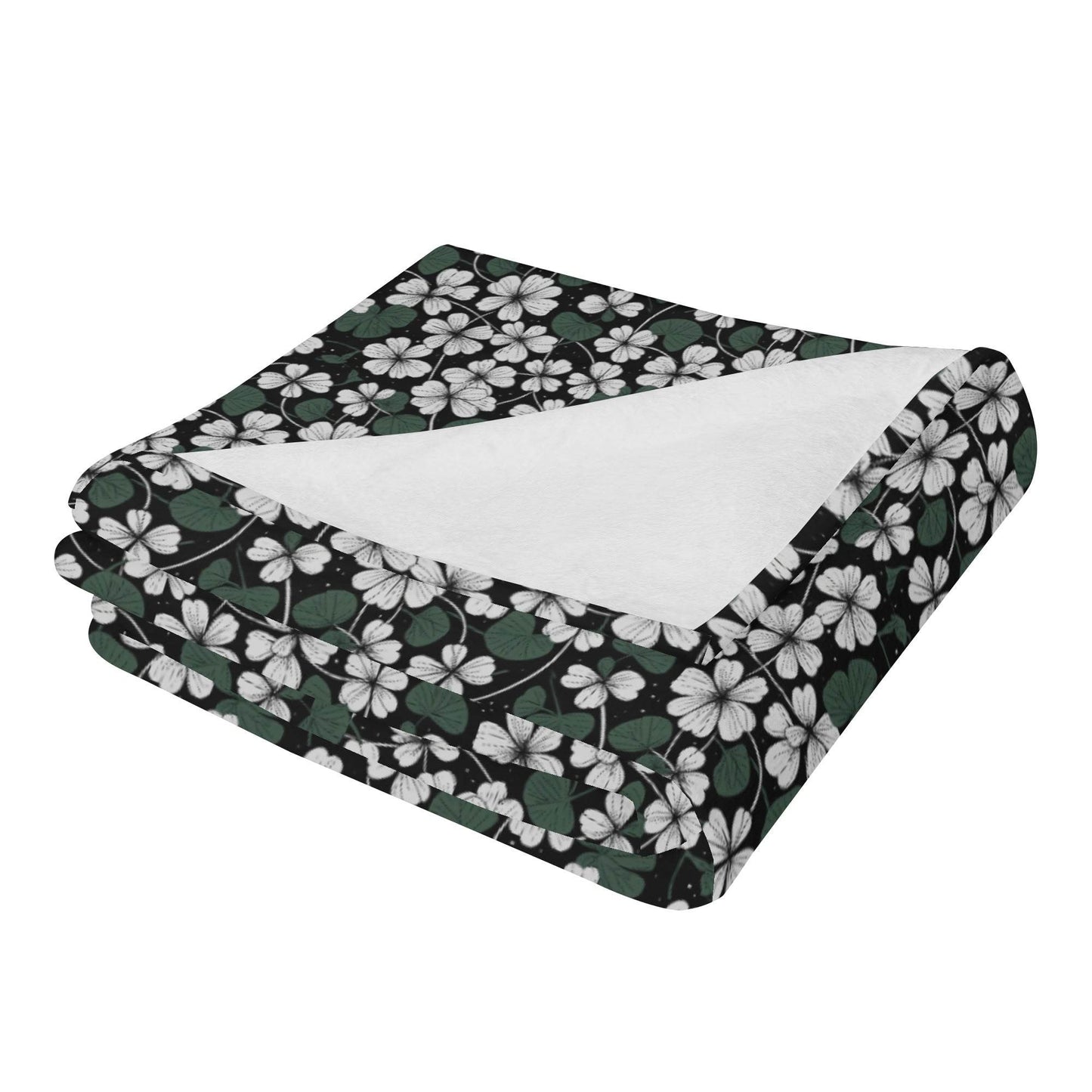 White Clover Flannel Breathable Blanket 4 Sizes - DeRose Seasonal