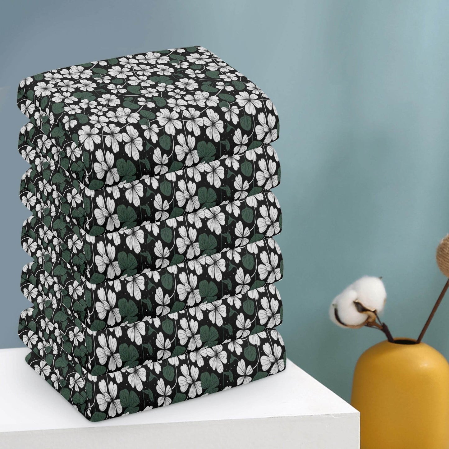White Clover Hand Towels (6 Pcs) - DeRose Seasonal