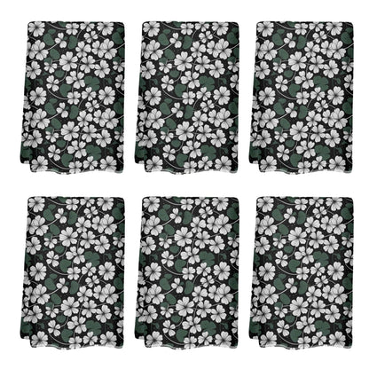 White Clover Hand Towels (6 Pcs) - DeRose Seasonal