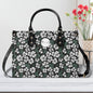 White Clover Luxury Women Leather Handbag (3 sizes) - DeRose Seasonal
