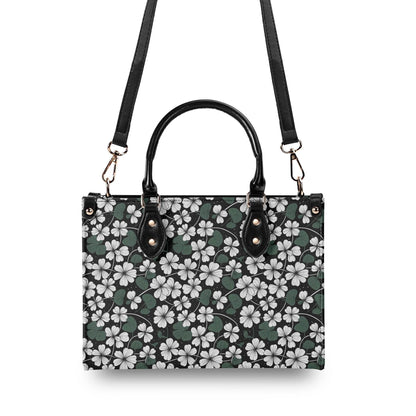 White Clover Luxury Women Leather Handbag (3 sizes) - DeRose Seasonal
