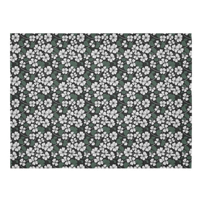 White Clover Polyester Tablecloth Polyester Tablecloth 70"x 52" DeRose Seasonal