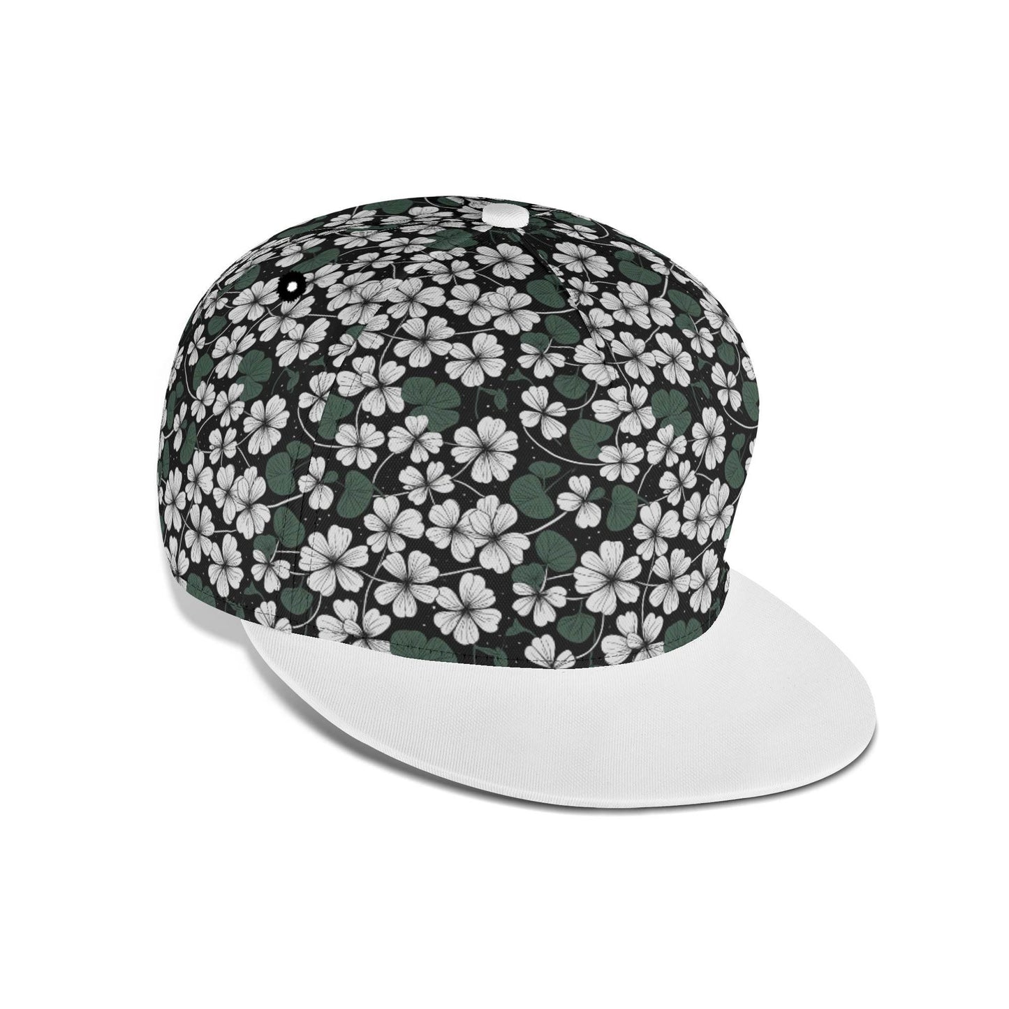 White Clovers Unisex Classic Snapbacks - DeRose Seasonal