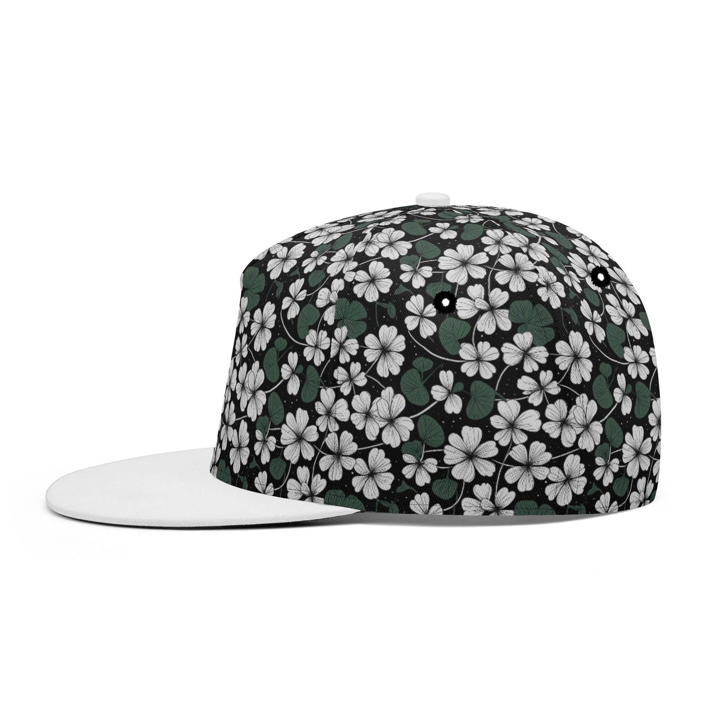 White Clovers Unisex Classic Snapbacks - DeRose Seasonal
