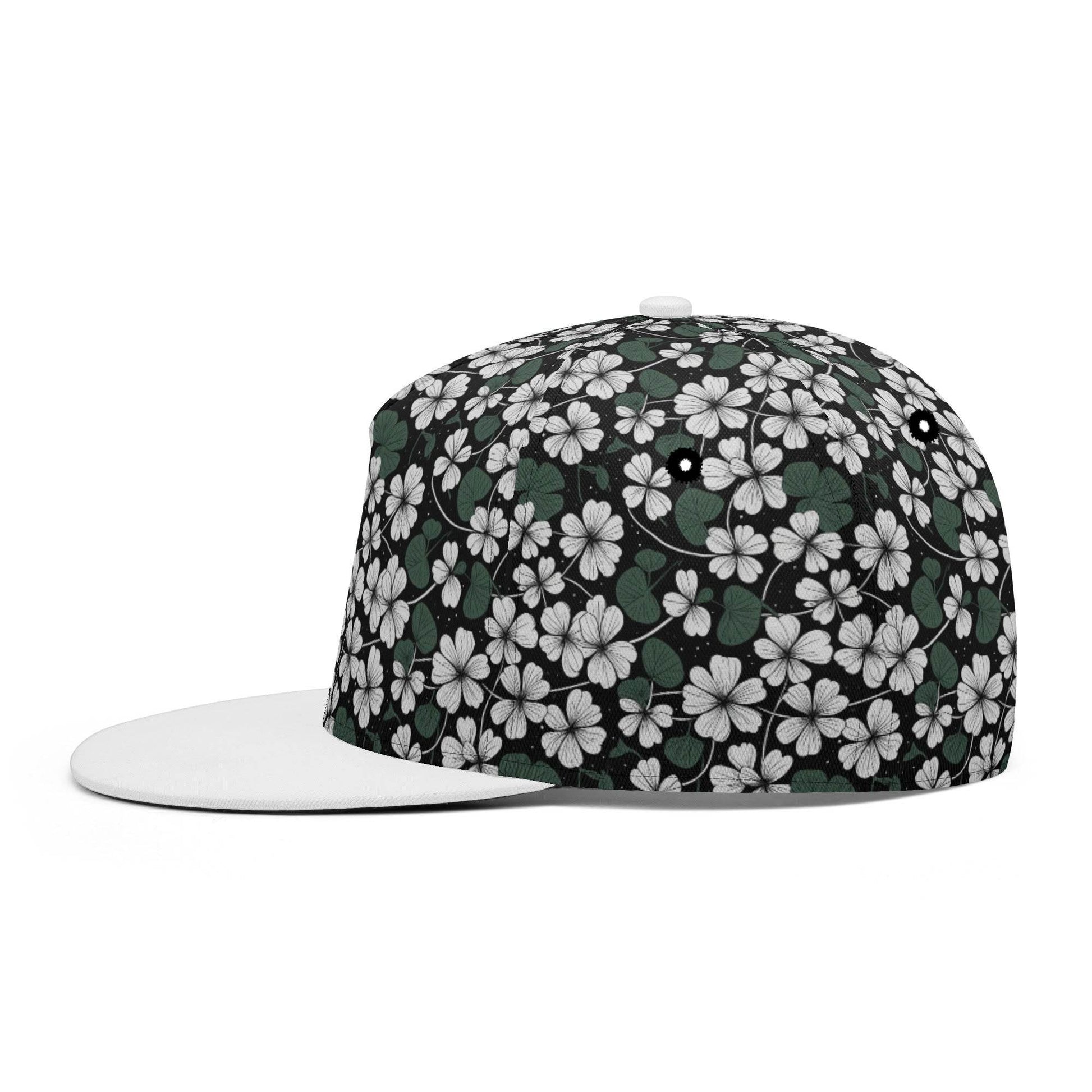 White Clovers Unisex Classic Snapbacks - DeRose Seasonal