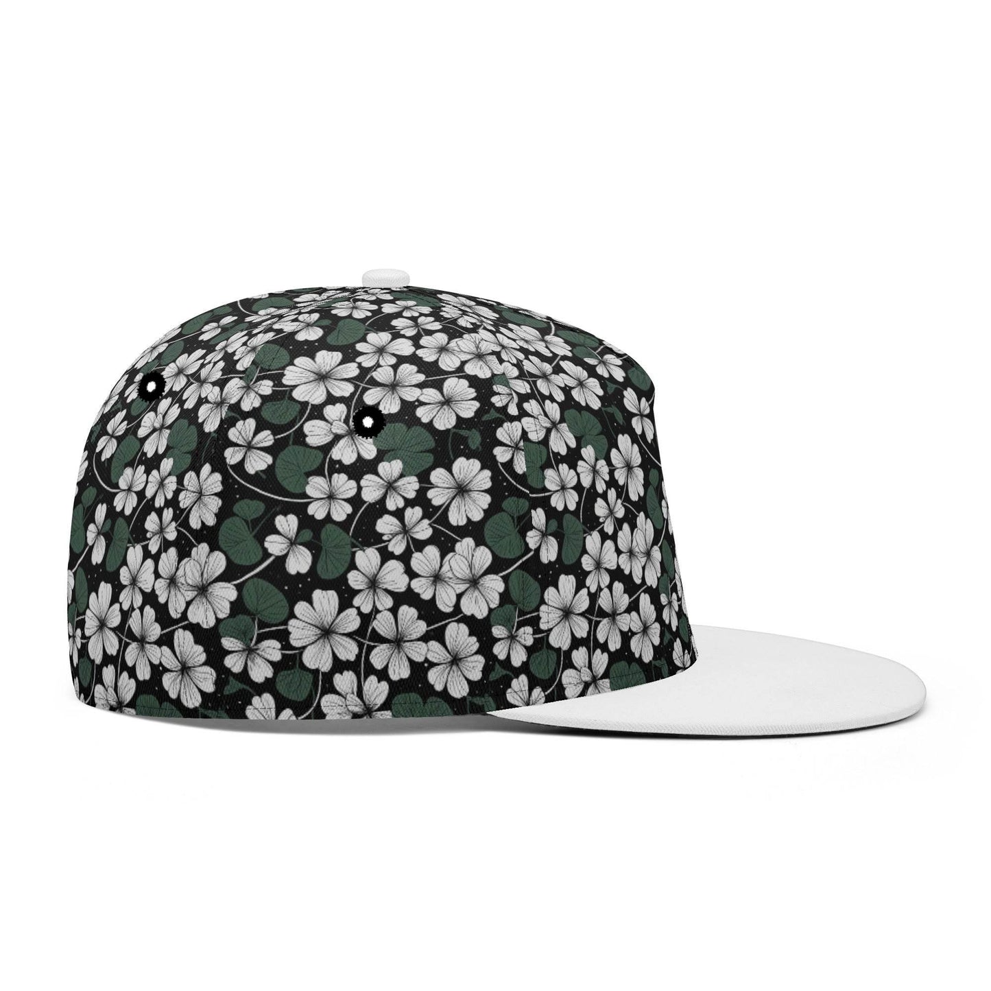 White Clovers Unisex Classic Snapbacks - DeRose Seasonal