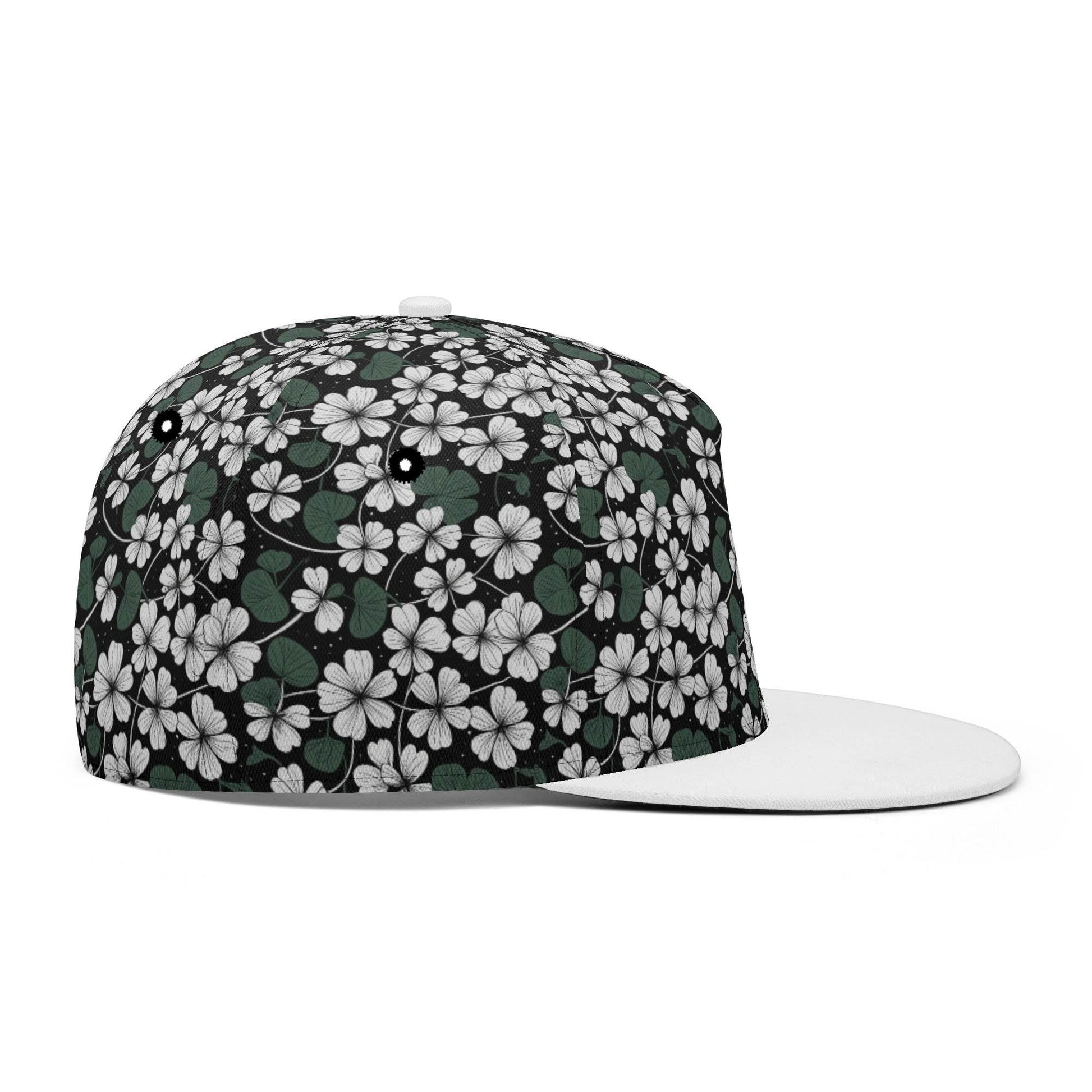 White Clovers Unisex Classic Snapbacks - DeRose Seasonal