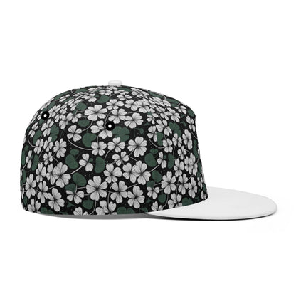 White Clovers Unisex Classic Snapbacks - DeRose Seasonal