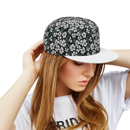 White Clovers Unisex Classic Snapbacks - DeRose Seasonal