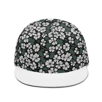 White Clovers Unisex Classic Snapbacks - DeRose Seasonal