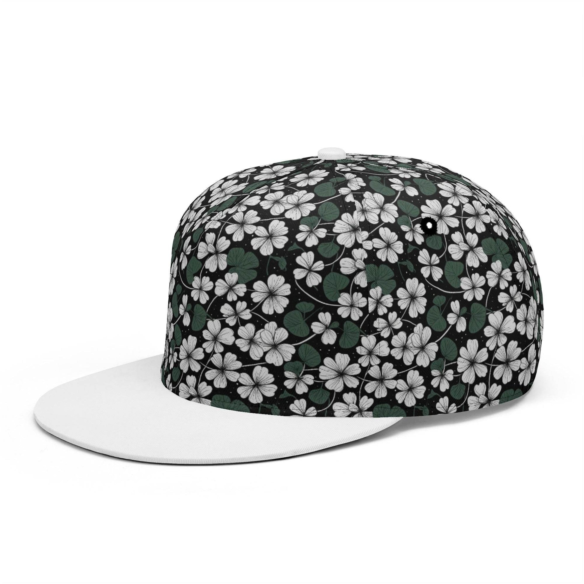 White Clovers Unisex Classic Snapbacks - DeRose Seasonal
