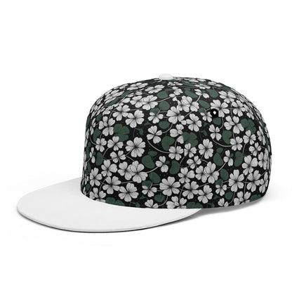 White Clovers Unisex Classic Snapbacks - DeRose Seasonal