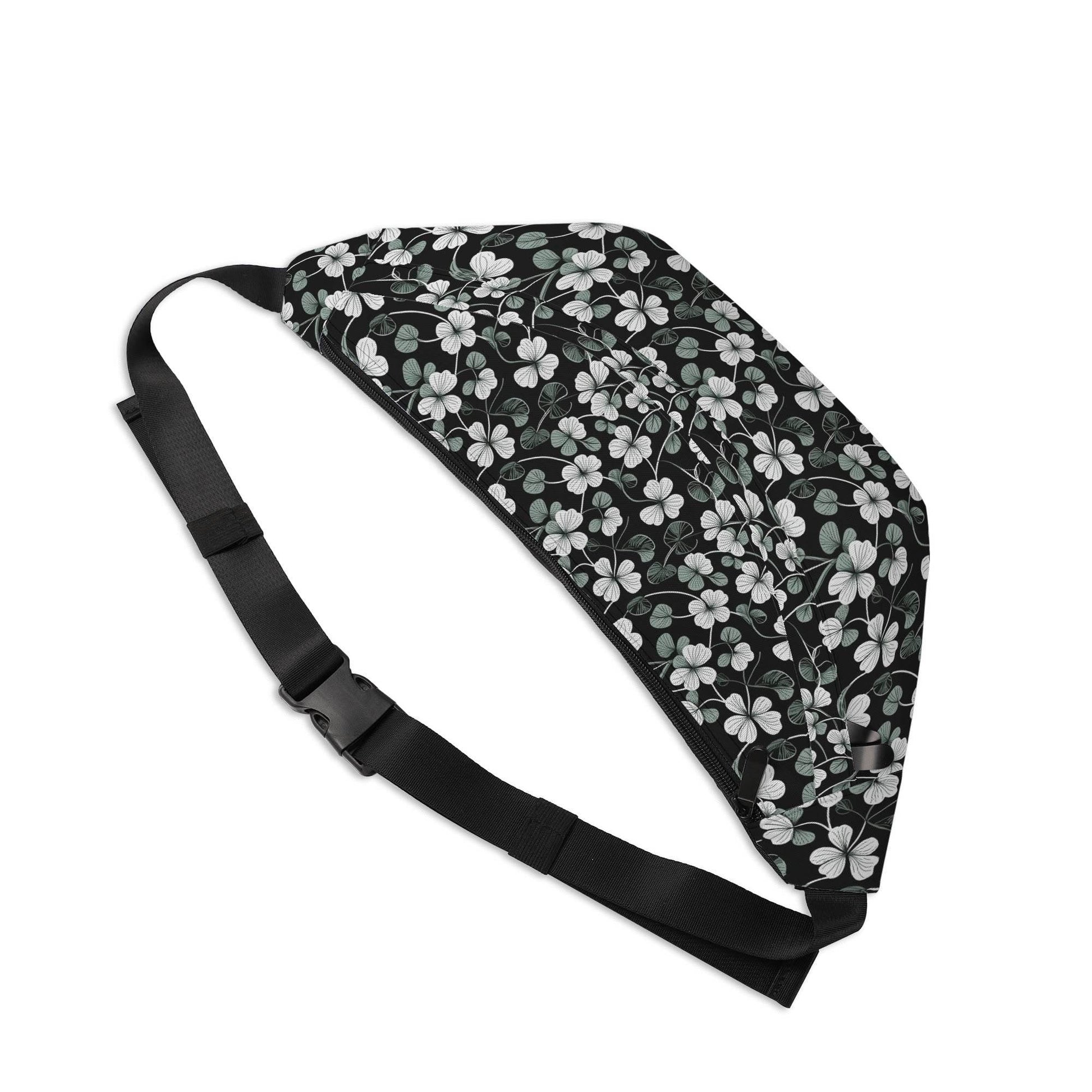 White and Green Clover Fanny Pack - DeRose Seasonal
