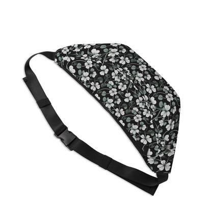 White and Green Clover Fanny Pack - DeRose Seasonal