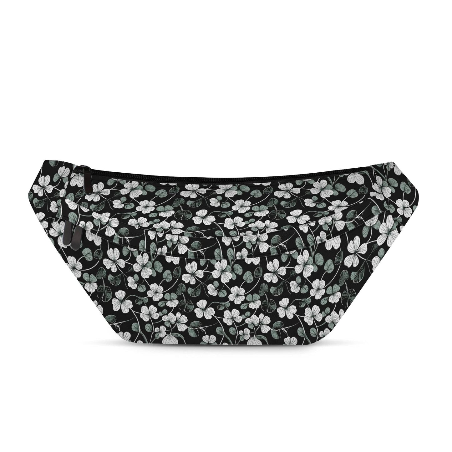 White and Green Clover Fanny Pack - DeRose Seasonal