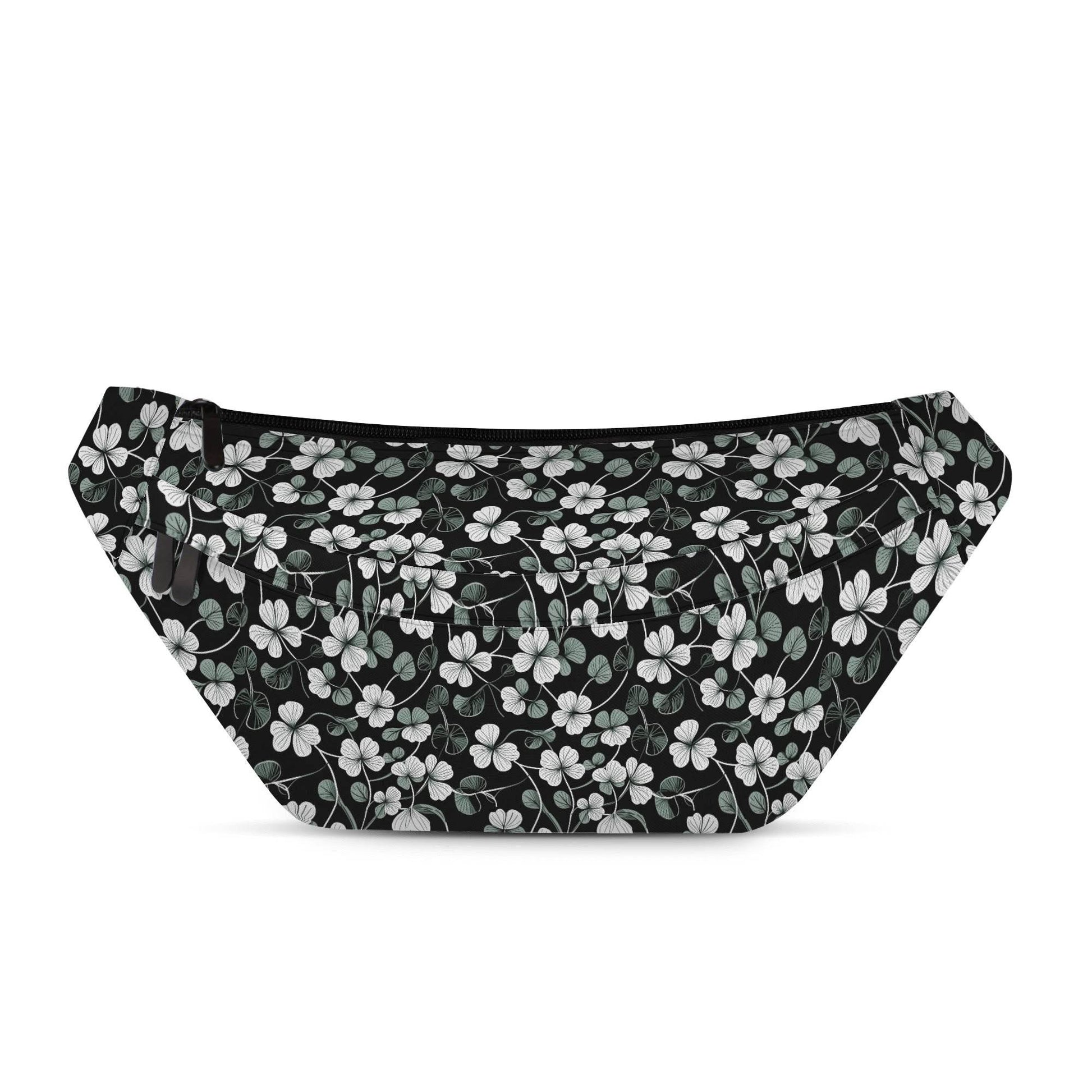 White and Green Clover Fanny Pack - DeRose Seasonal