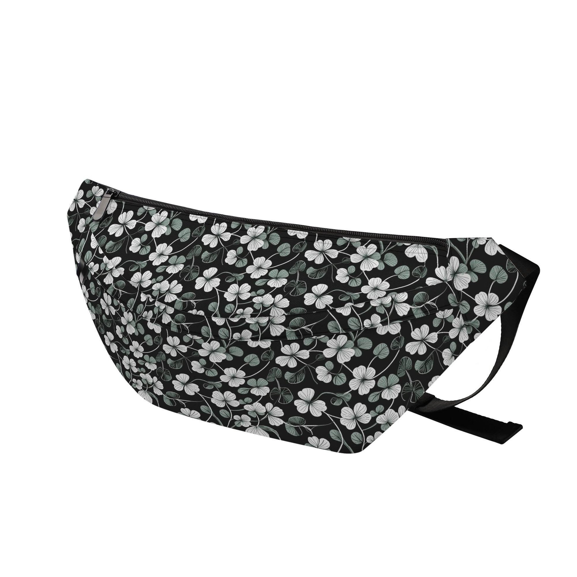 White and Green Clover Fanny Pack - DeRose Seasonal